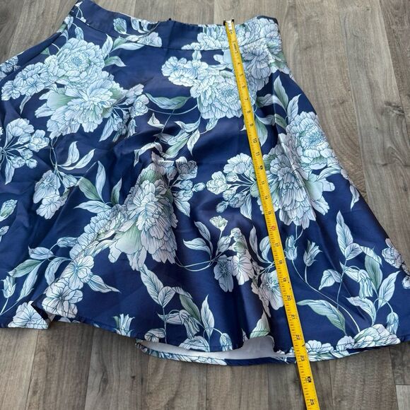 Maurices floral flowy satin circle skirt - Picture 5 of 6